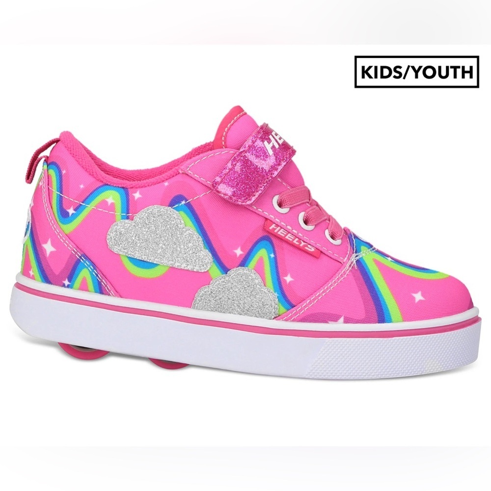 Heelys Girls' Pro 20 X2 Skate Shoes - Pink/Silver/Multi